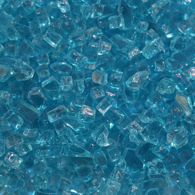 78264 Aquamarine Fire Glass - 1/4 inch